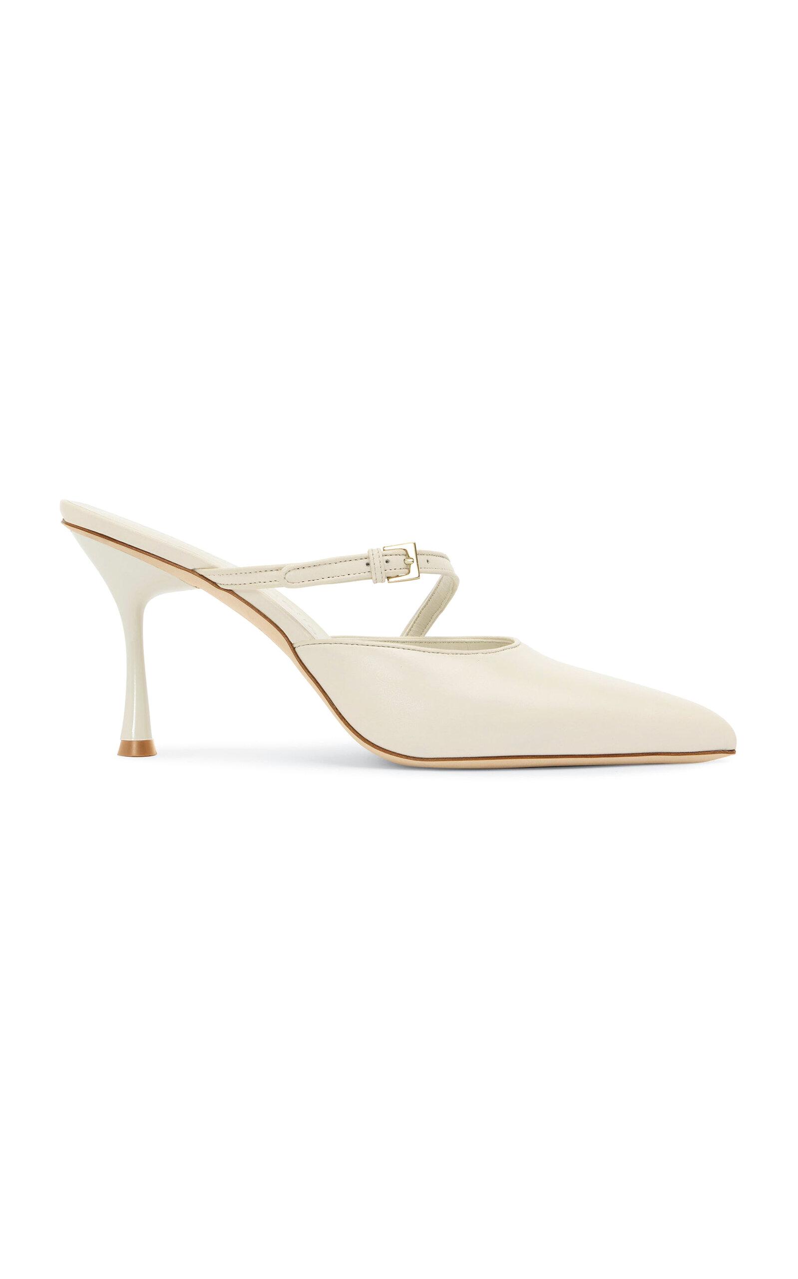 Studio Amelia Alto Leather Mules - Moda Operandi by STUDIO AMELIA