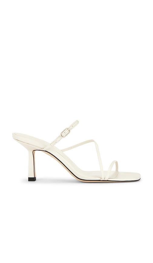 Studio Amelia Bias Wrap 70 Heel in Ivory by STUDIO AMELIA