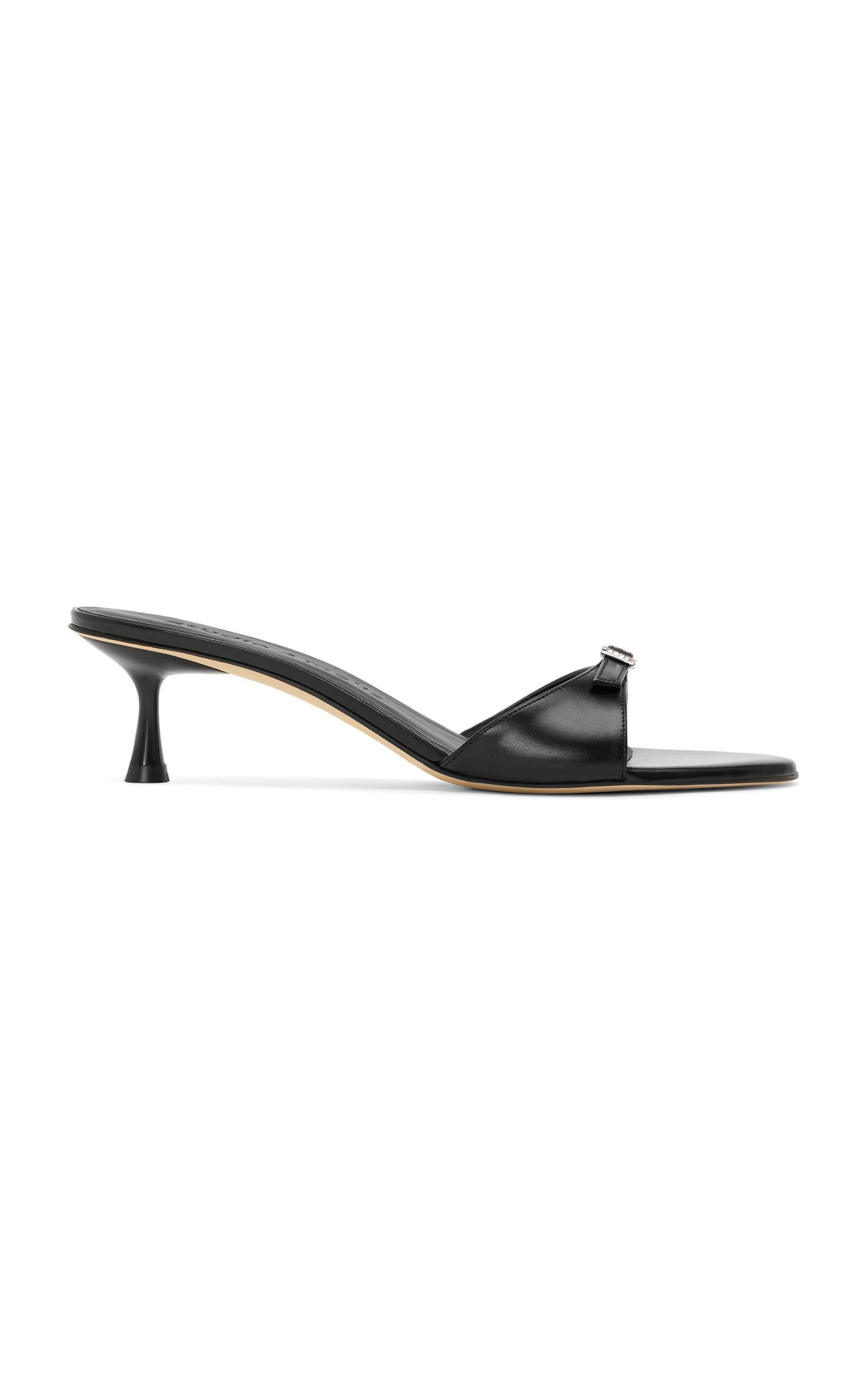 Studio Amelia Greta Leather Mules - Moda Operandi by STUDIO AMELIA