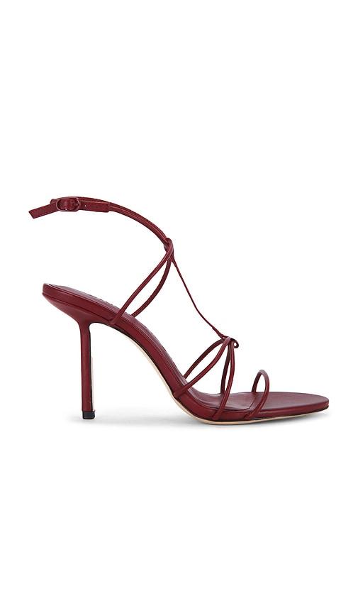 Studio Amelia Minuit 90 Sandal in Red by STUDIO AMELIA