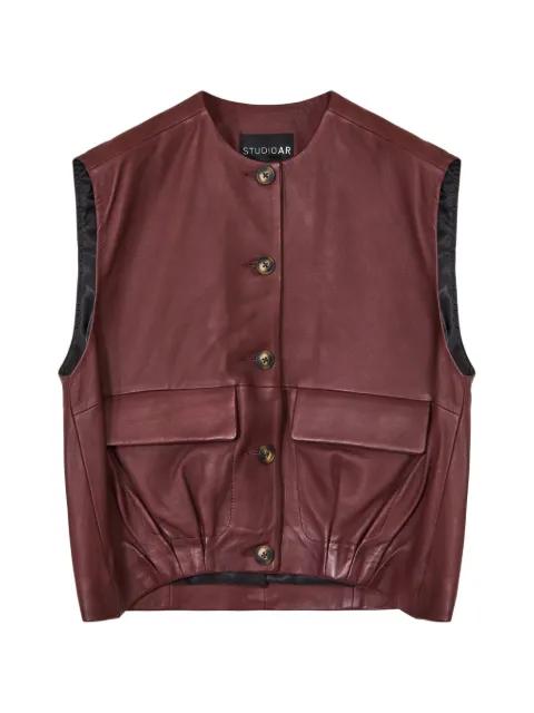 button pocket jacket by STUDIO AR