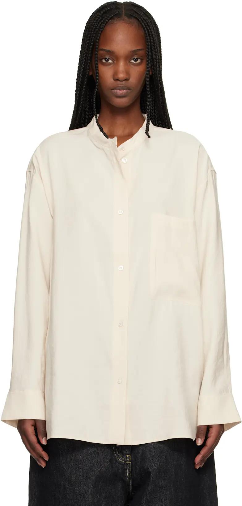 Beige Donan Shirt by STUDIO NICHOLSON