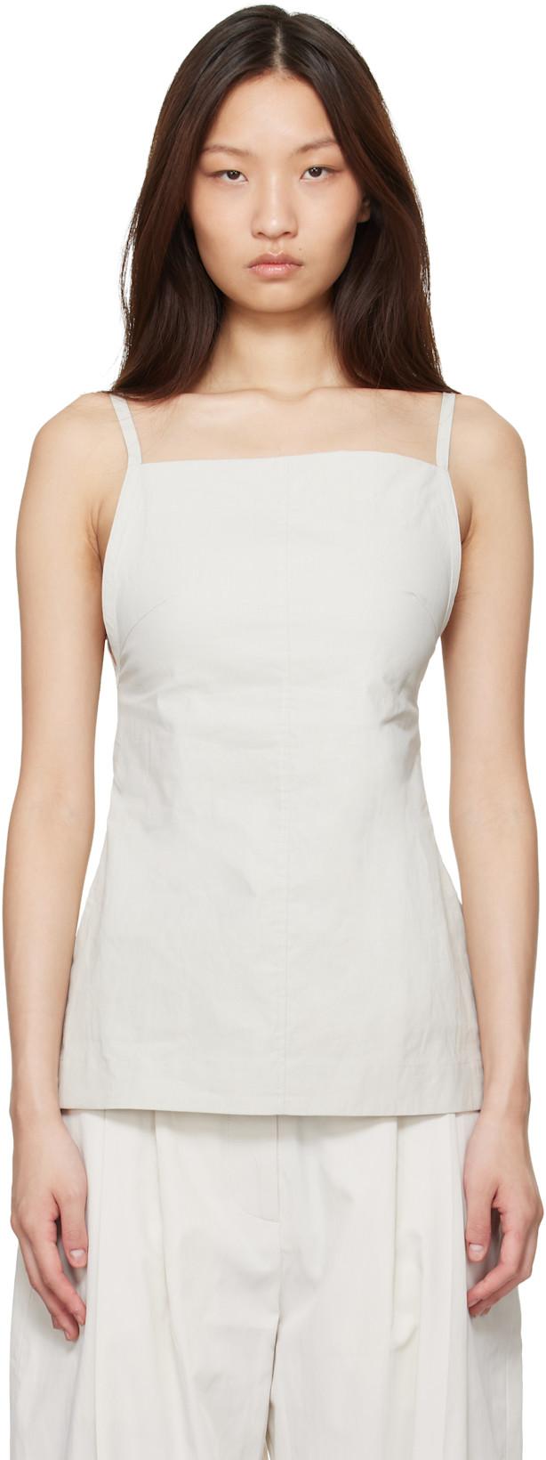 Beige Raddle Top by STUDIO NICHOLSON