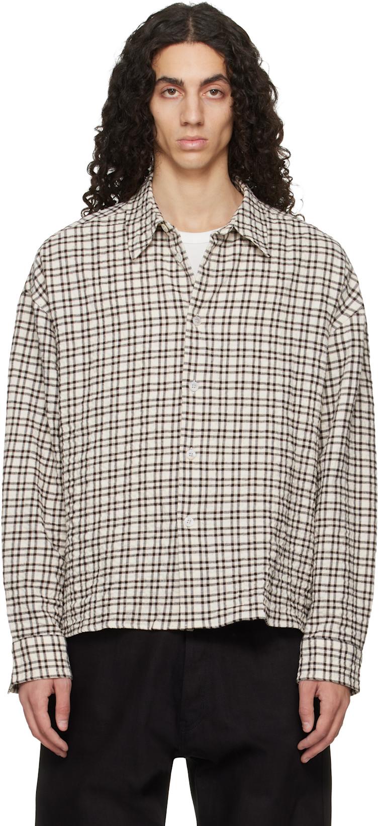 Beige & Black Nostra Shirt by STUDIO NICHOLSON