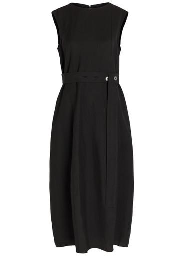 Belted woven midi dress by STUDIO NICHOLSON