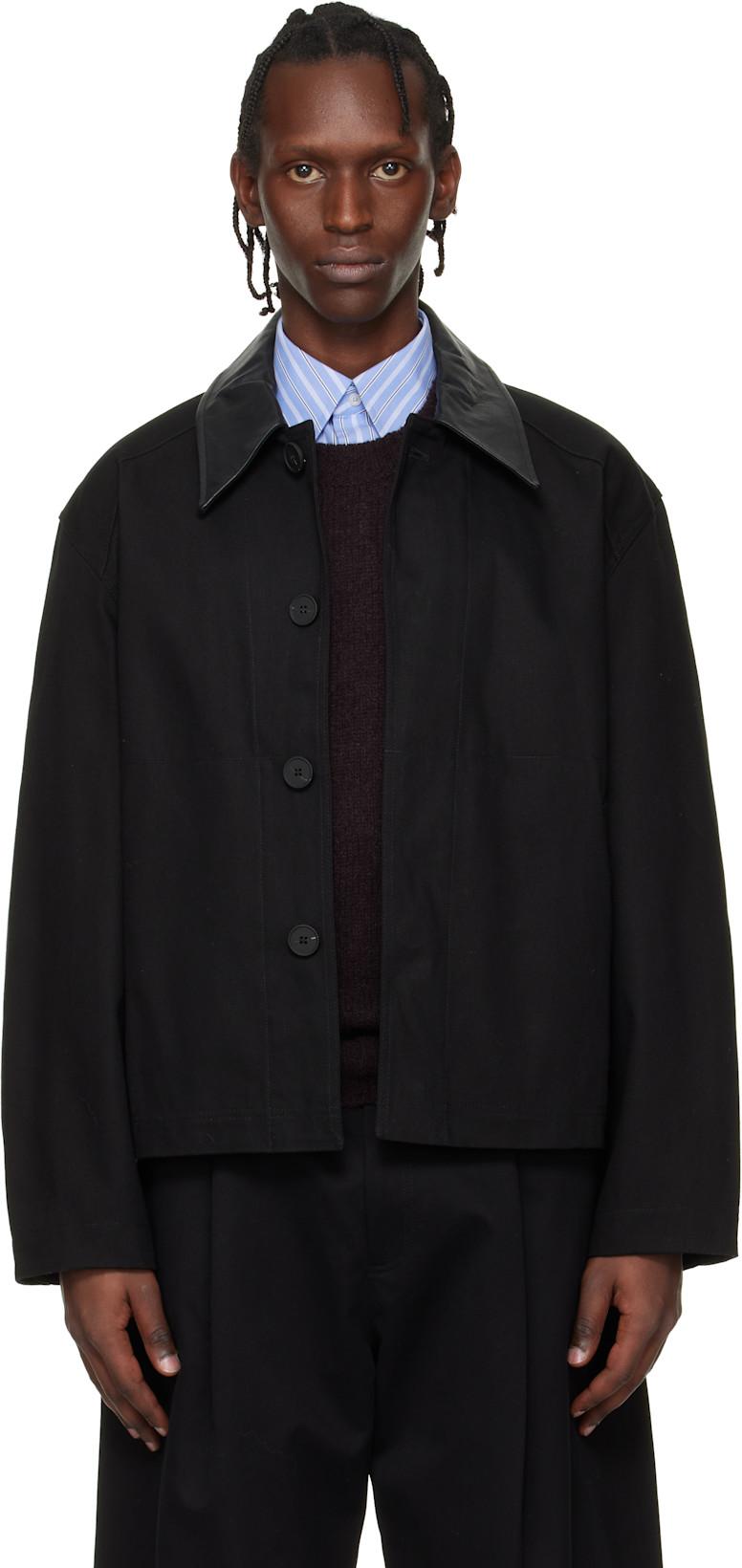 Black Aaron Levine Edition Dover Jacket by STUDIO NICHOLSON
