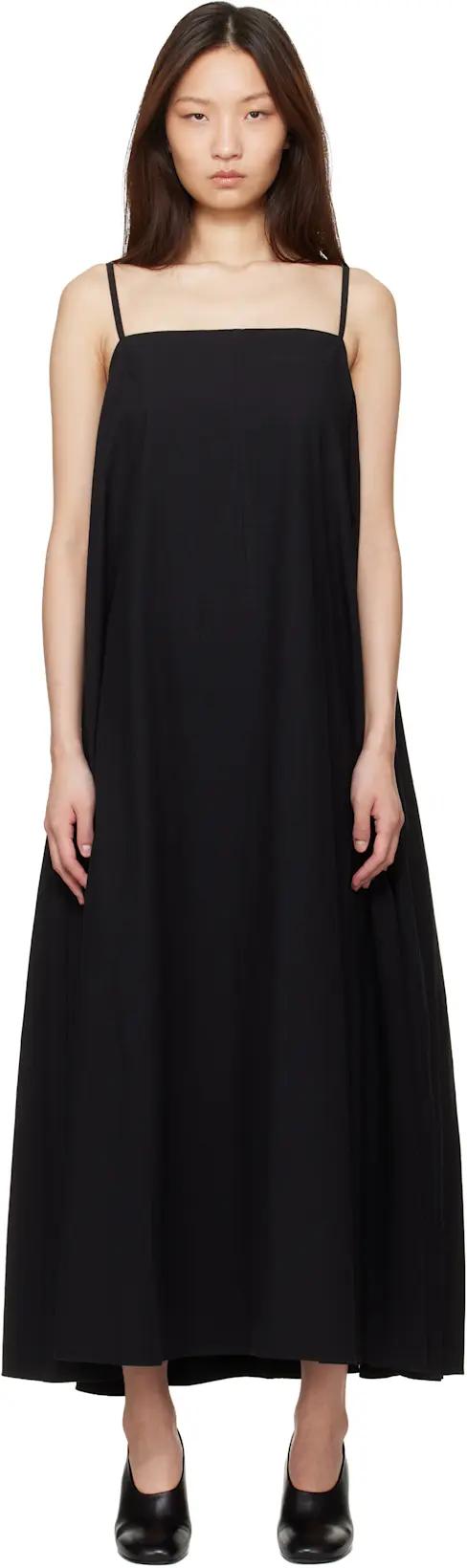 Black Achille Maxi Dress by STUDIO NICHOLSON