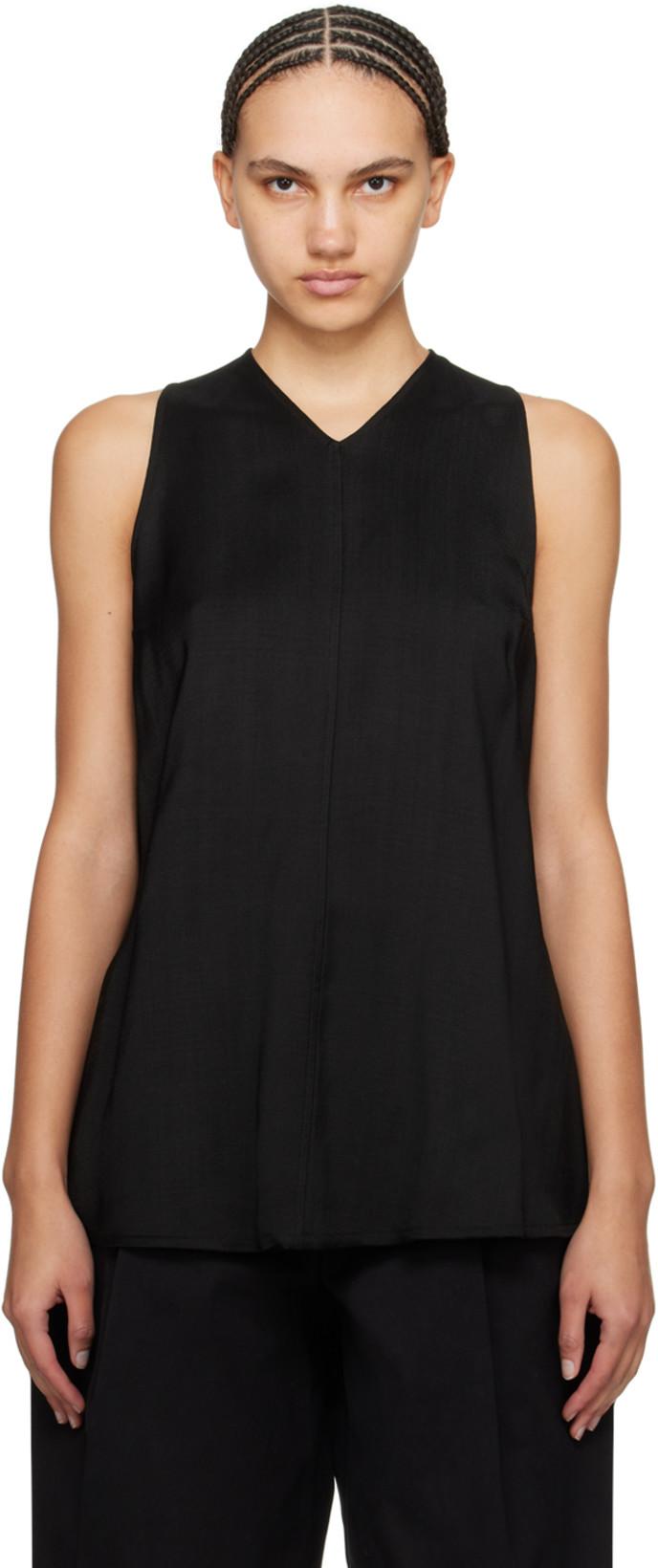 Black Forres Tank Top by STUDIO NICHOLSON