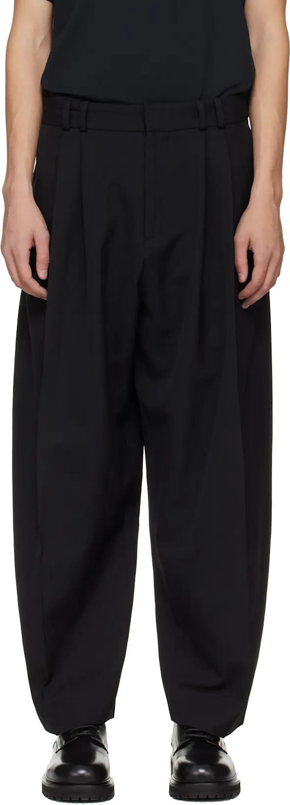Black Line Trousers by STUDIO NICHOLSON