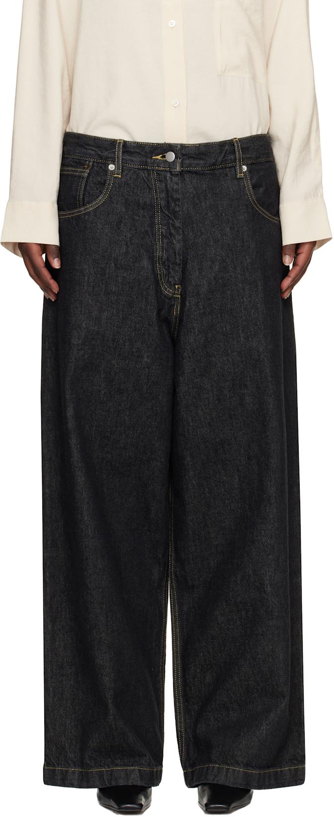 Black Neive Jeans by STUDIO NICHOLSON
