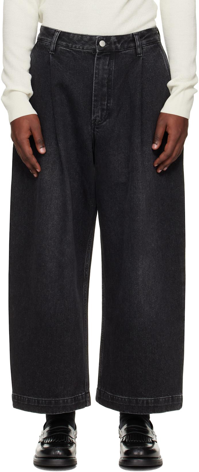 Black Puch Denim Jeans by STUDIO NICHOLSON
