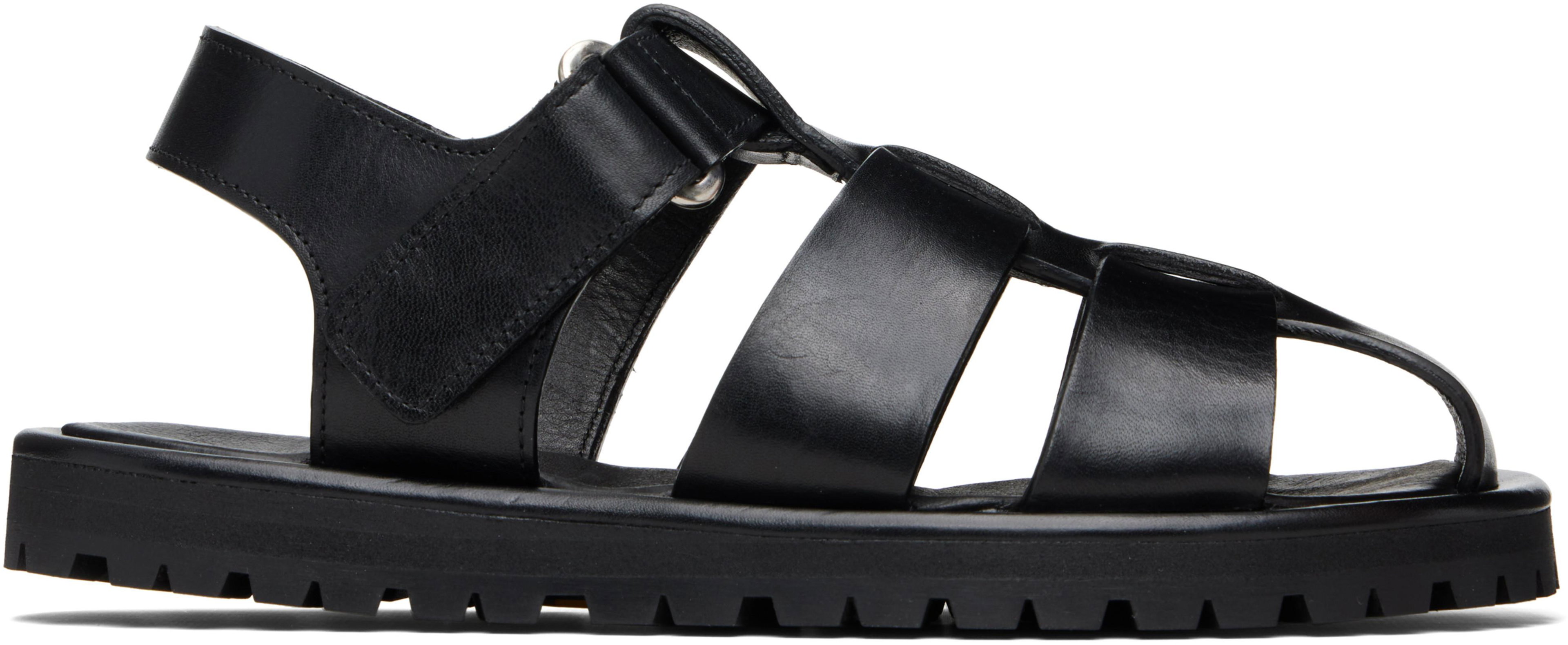 Black Sandom Sandals by STUDIO NICHOLSON