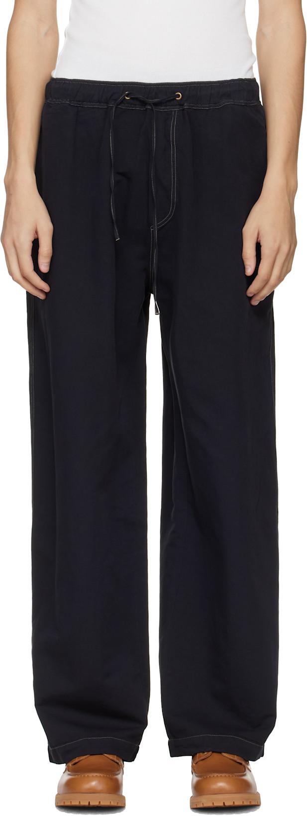 Black Sonny Trousers by STUDIO NICHOLSON