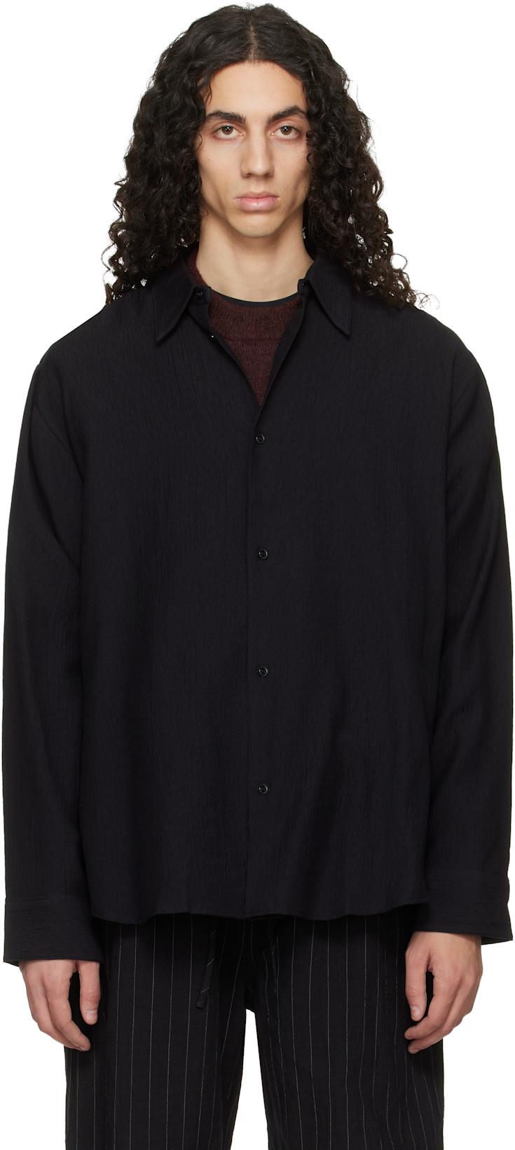 Black View Shirt by STUDIO NICHOLSON