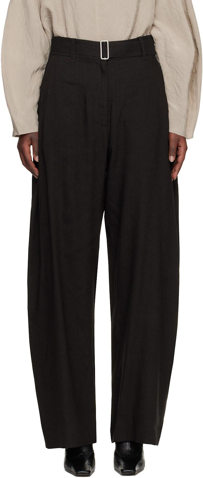 Brown Chatto Trousers by STUDIO NICHOLSON