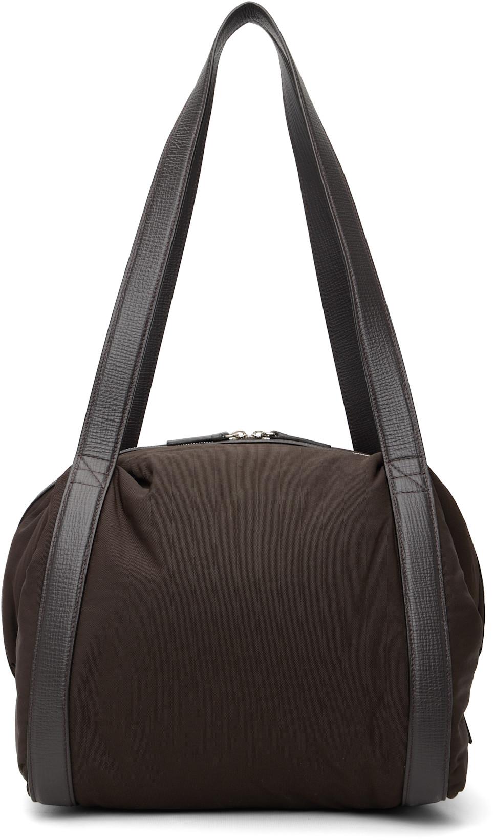 Brown Club Tote by STUDIO NICHOLSON