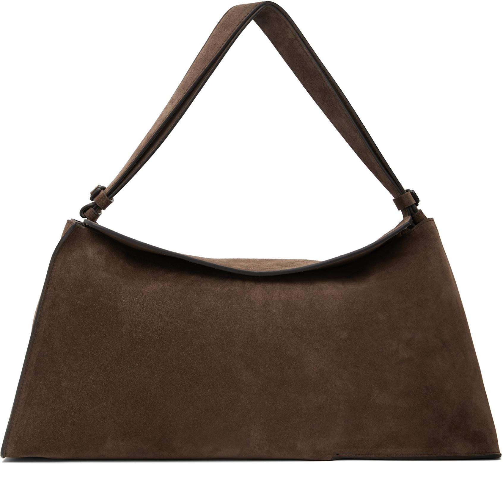 Brown Shiboru Bag by STUDIO NICHOLSON