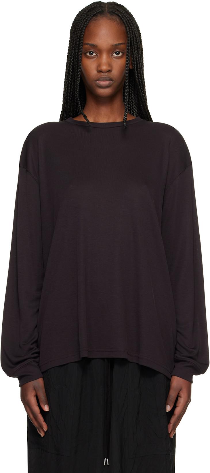 Brown Simmons Jersey T-shirt by STUDIO NICHOLSON