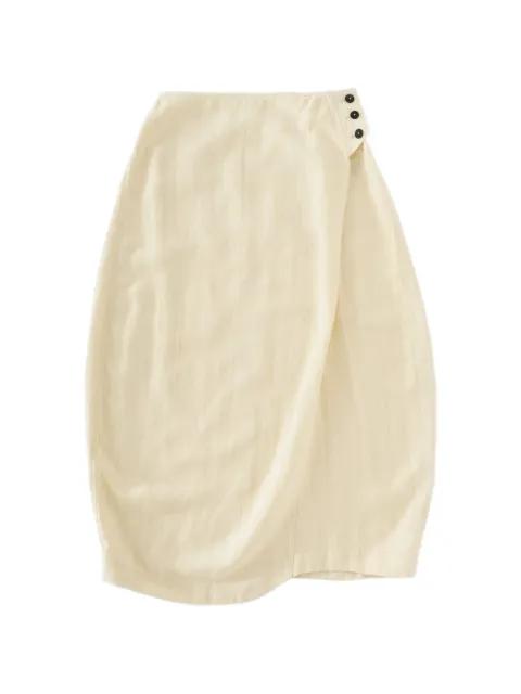 Bryde button patch pocket skirt by STUDIO NICHOLSON