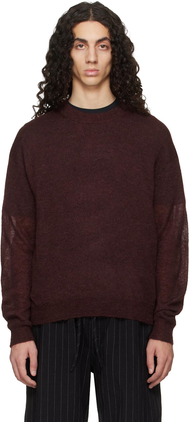 Burgundy Gulf Sweater by STUDIO NICHOLSON