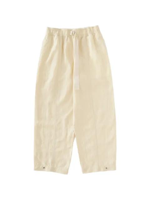 Carvo herringbone drawcord trousers by STUDIO NICHOLSON