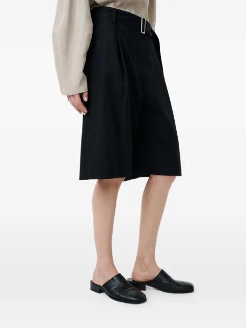 Creon belted pleated shorts by STUDIO NICHOLSON
