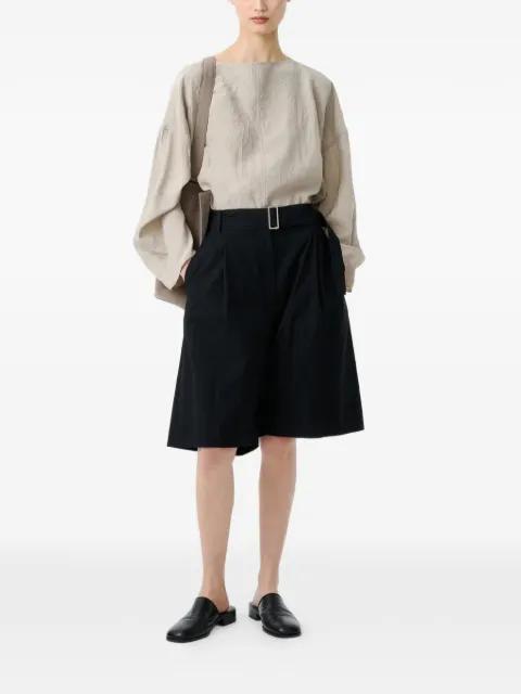 Creon belted shorts by STUDIO NICHOLSON