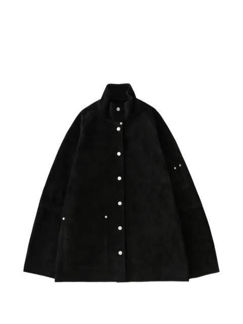 Dash press-stud suede jacket by STUDIO NICHOLSON