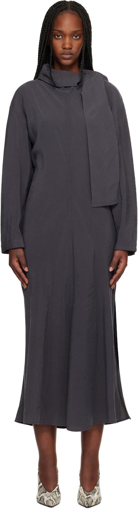 Gray Haria Midi Dress by STUDIO NICHOLSON