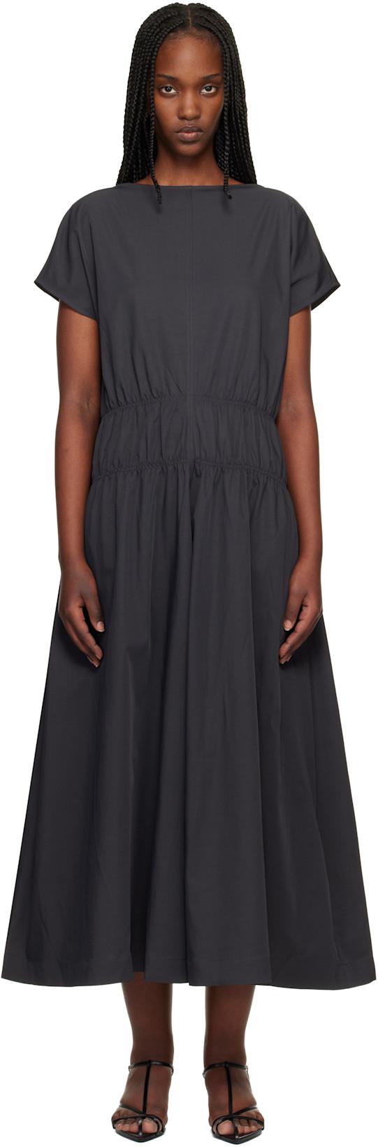 Gray Simos Midi Dress by STUDIO NICHOLSON
