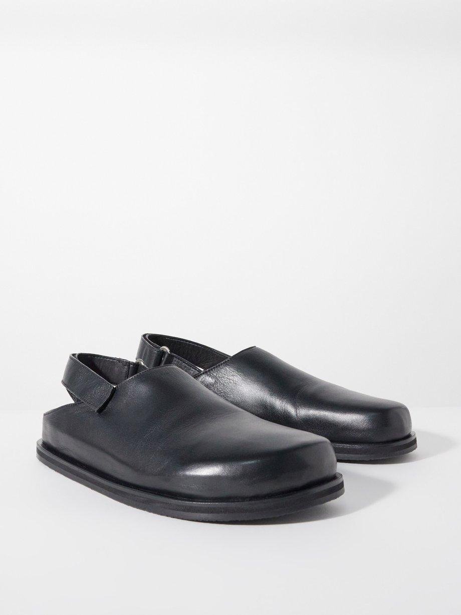 Hardning leather clogs by STUDIO NICHOLSON