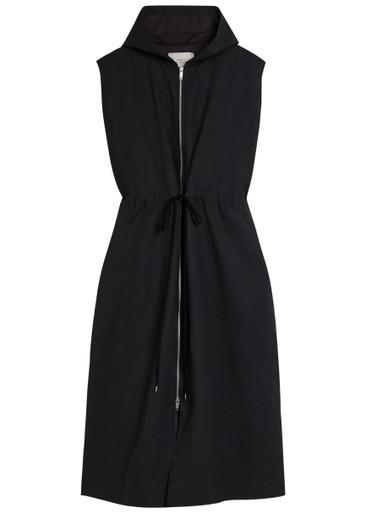 Hooded drawstring midi dress by STUDIO NICHOLSON