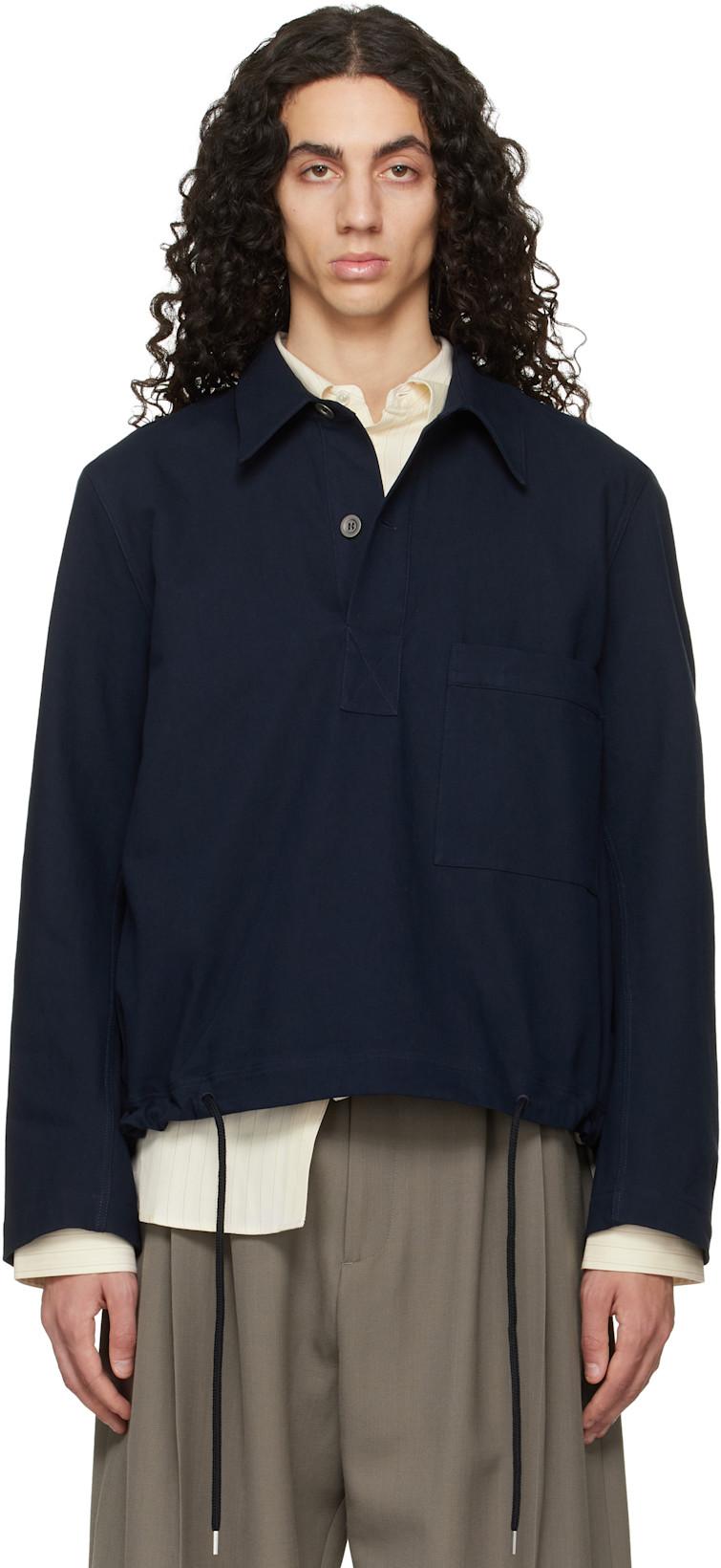 Indigo Stowe Shirt by STUDIO NICHOLSON