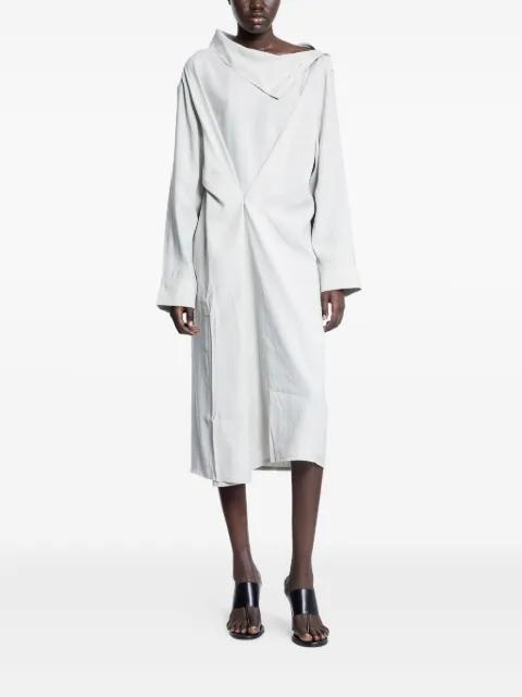Leat high-neck draped dress by STUDIO NICHOLSON