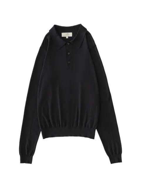 Pilote logn-sleeves polo shirt by STUDIO NICHOLSON