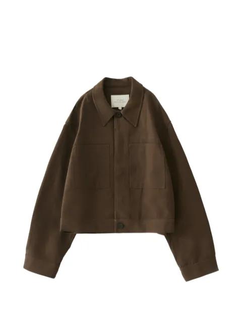 Piper patch pockets cropped jacket by STUDIO NICHOLSON