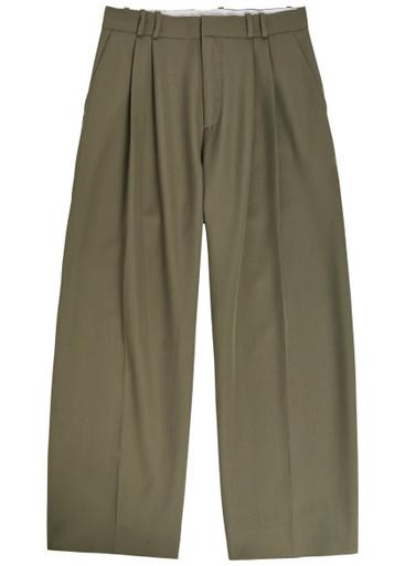 Relaxed straight-leg canvas trousers by STUDIO NICHOLSON