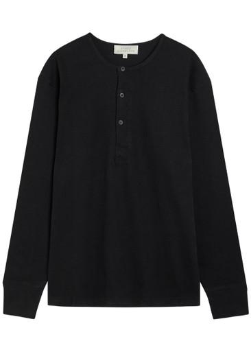 Round-neck cotton henley T-shirt by STUDIO NICHOLSON
