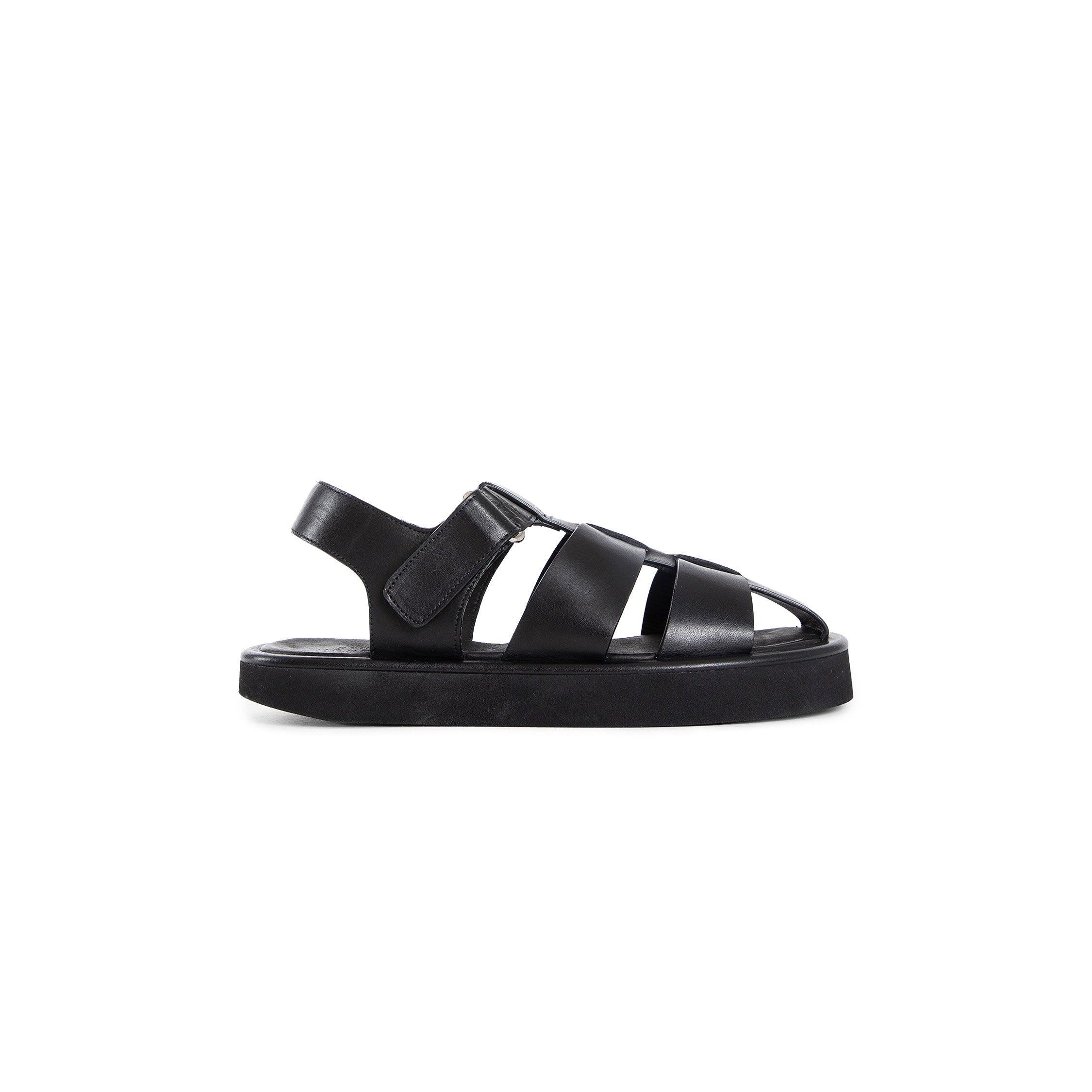 STUDIO NICHOLSON WOMAN BLACK SANDALS & SLIDES by STUDIO NICHOLSON