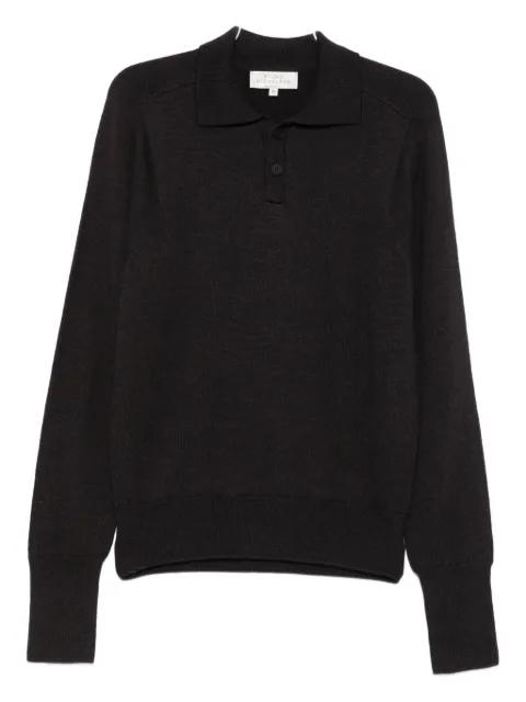 Sark polo two-button jumper by STUDIO NICHOLSON