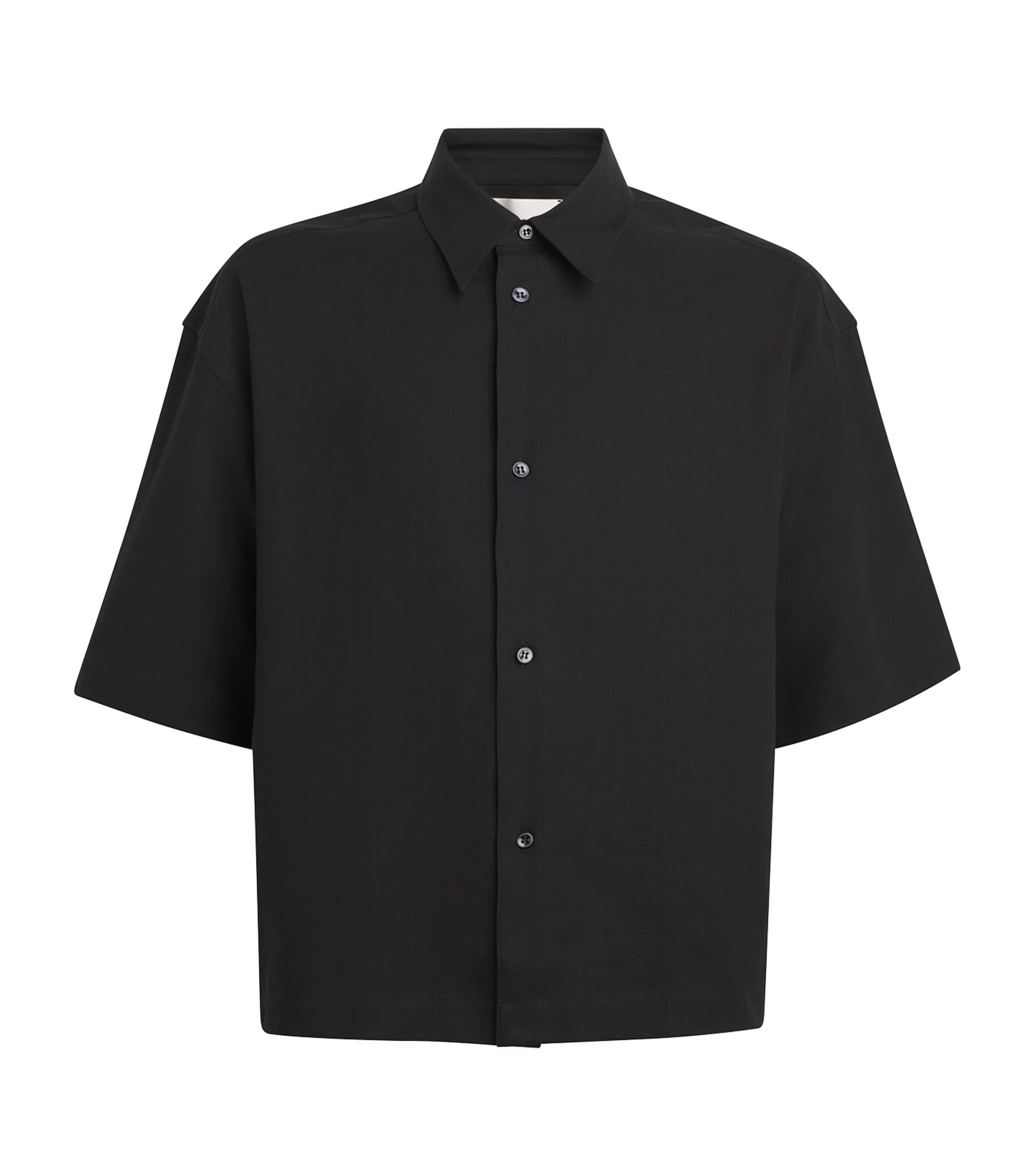 Studio Nicholson Matelassé Boxy Sanko Shirt by STUDIO NICHOLSON