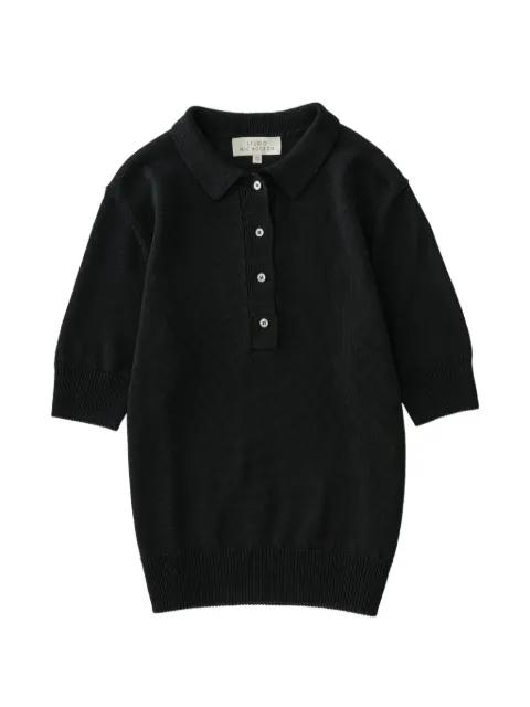 Tolsa collar knit polo top by STUDIO NICHOLSON