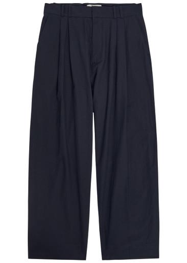 Typewriter straight-leg cotton-poplin trousers by STUDIO NICHOLSON