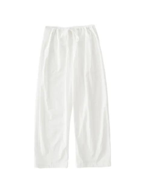 Ventura tie-waist placket trousers by STUDIO NICHOLSON