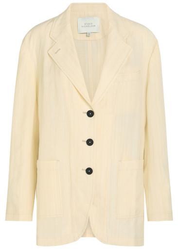 Washed Day woven blazer by STUDIO NICHOLSON
