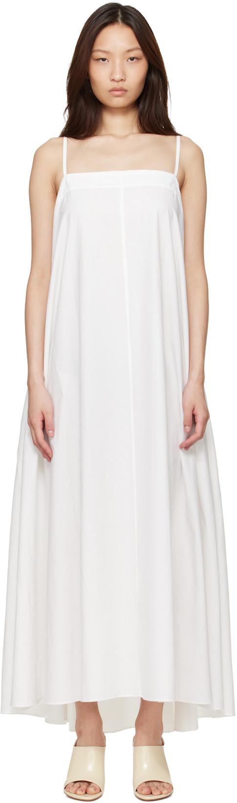 White Achille Maxi Dress by STUDIO NICHOLSON