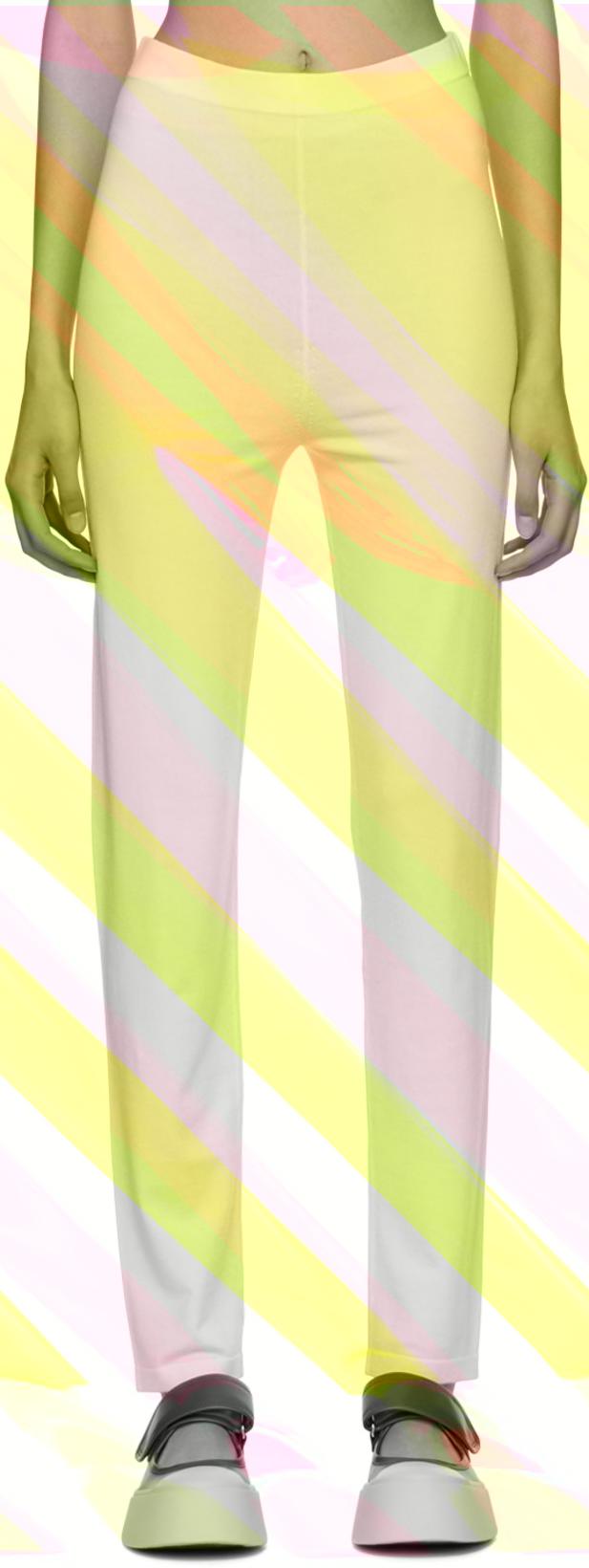Yellow Forta Leggings by STUDIO NICHOLSON