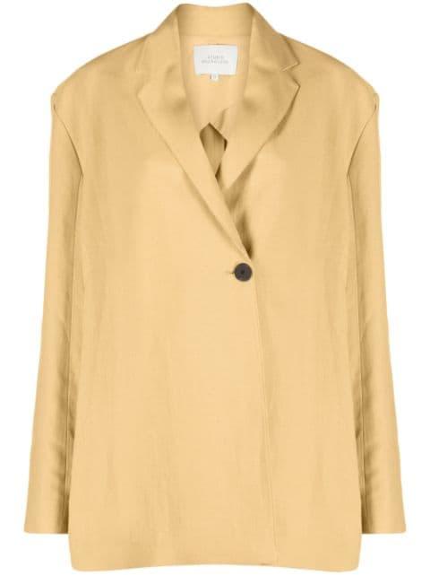 boxy double-breasted jacket by STUDIO NICHOLSON