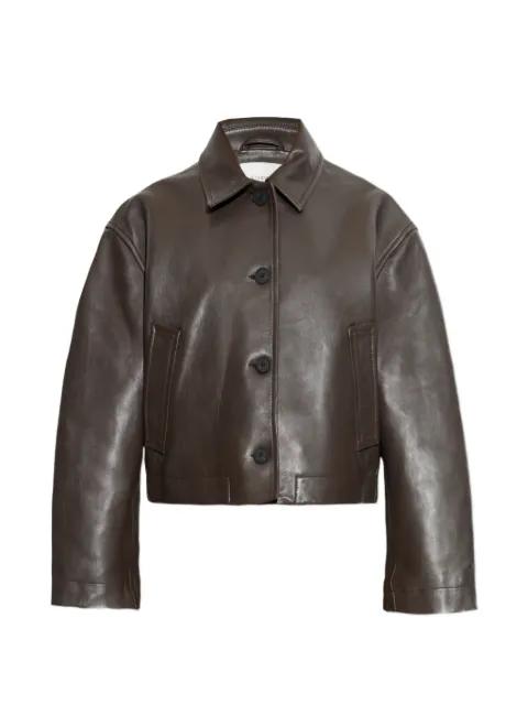 buttoned lambskin jacket by STUDIO NICHOLSON