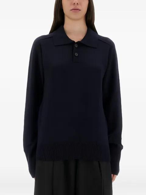 collared merino polo shirt by STUDIO NICHOLSON